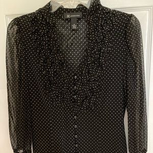 Polka Dot blouse (sheer)
